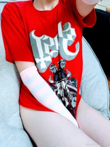 Cutie in ghost merch photoset part 5