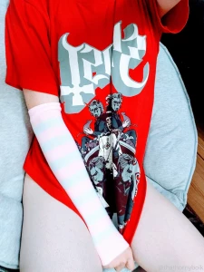 Cutie in ghost merch photoset