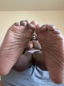 Would you tongue and suck my toes and soles part 1