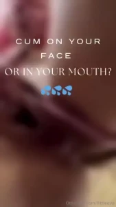 Are you just gonna admire it or you want to touch it with your tongue