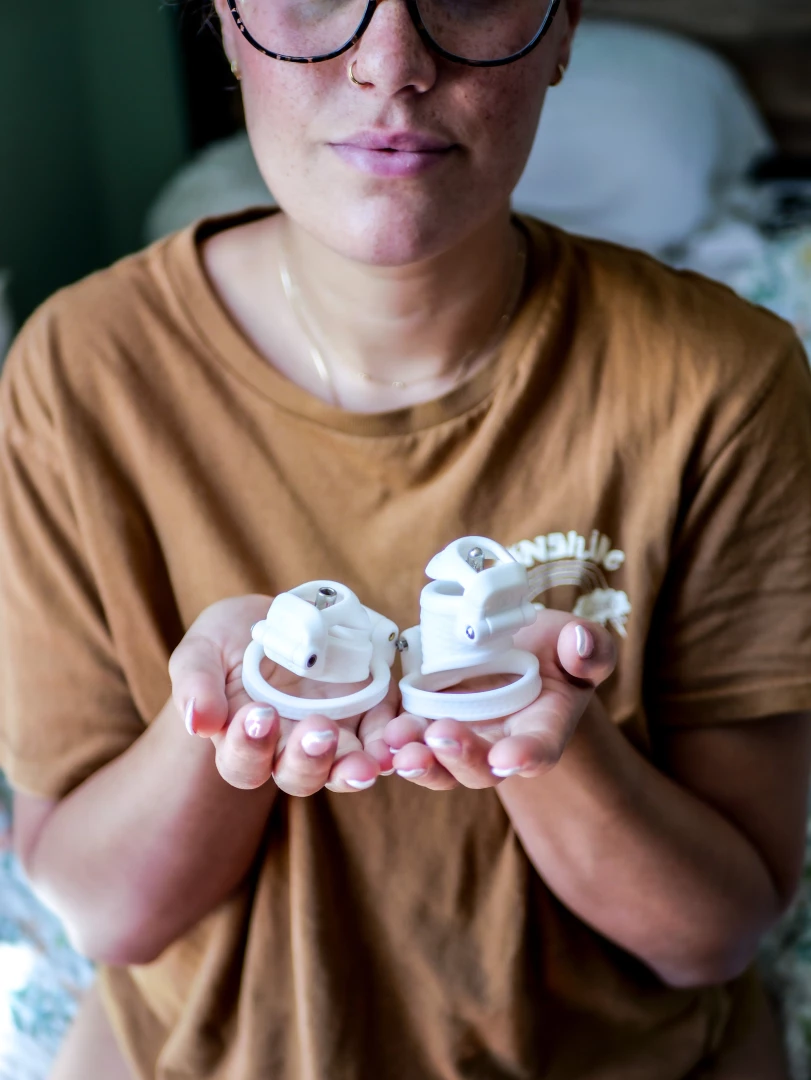 New chastities came in which one should i use on him part 4 