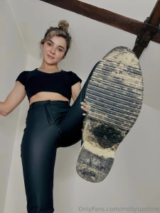 Now i know how much you love to be stepped on but first you re going