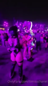 Lil bass bunny in her natural habitat