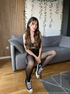 Had a mood for black tights today tights pantyhose converse sneakers