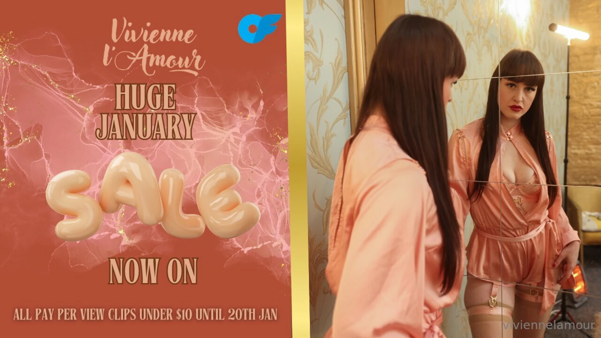 From today until 20th january all of my pay per view clips will be 10 