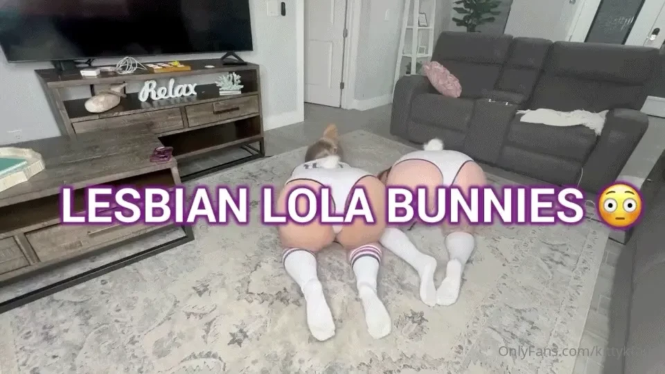 Two lola bunnies zero self-control we dressed up to play nice but 