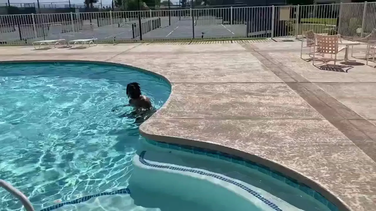 Swim training for cardio start of a new journey the few laps i did 