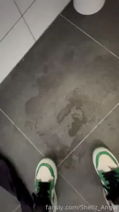 What a mess i made in the public bathroom public bathroom 