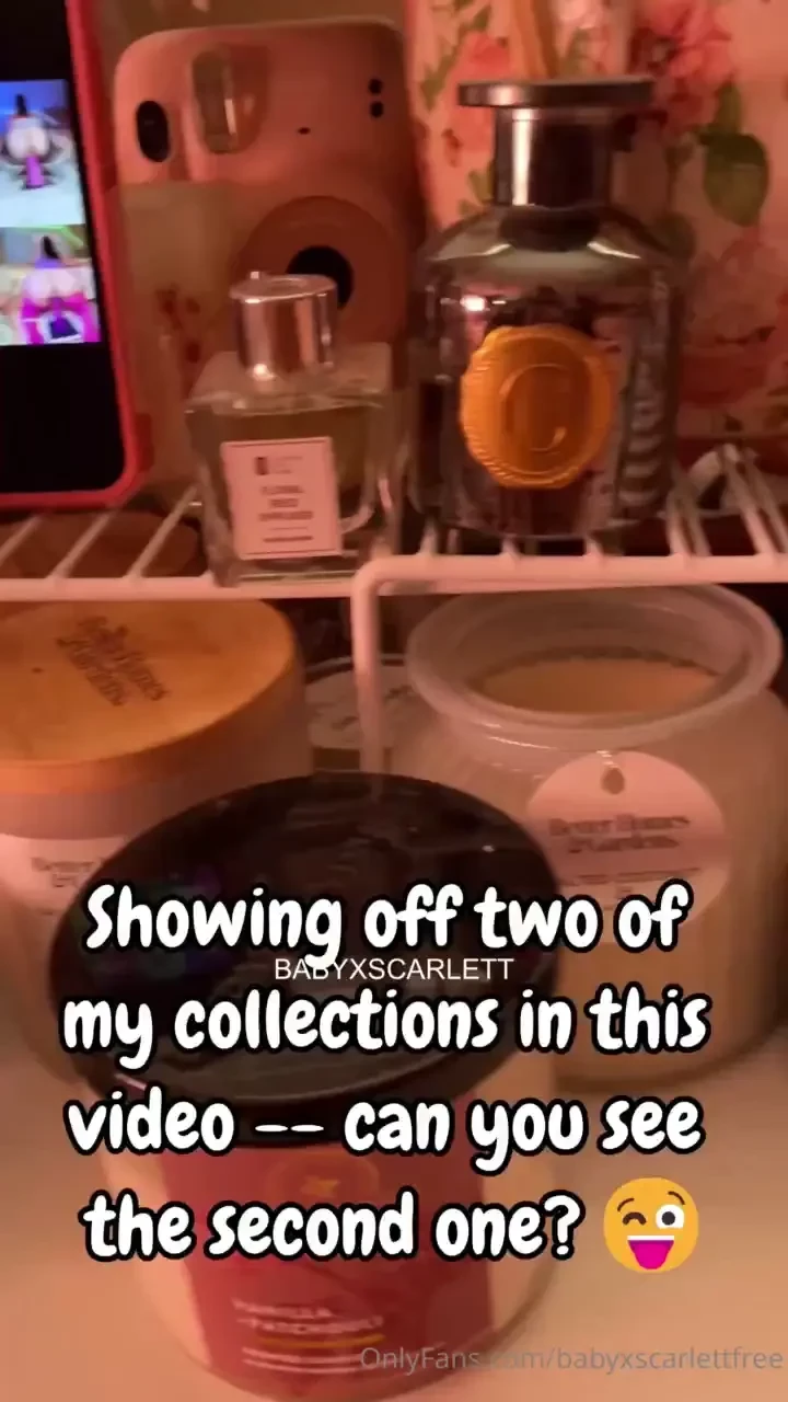 Two collections in this vid -- one is candles the other is 
