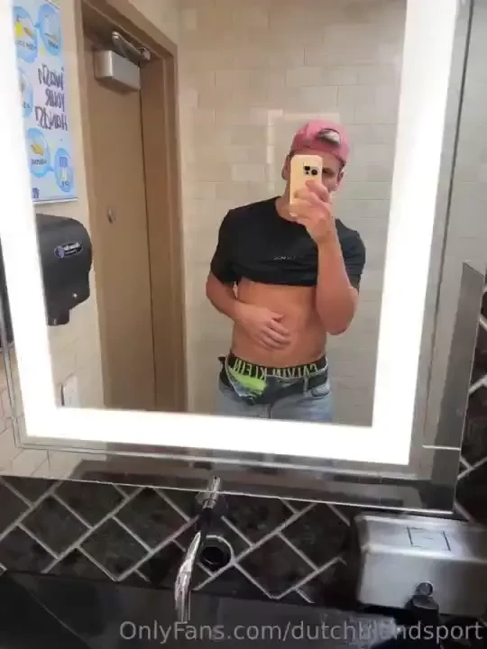 I need your hand to go down my boxers in the public toilet at the next 