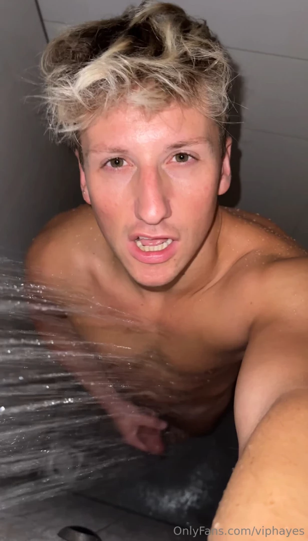 Local basit fit shower was soo busy but still ended up jerking off and part 2 