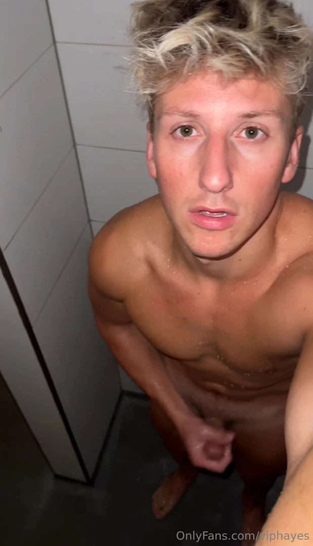 Local basit fit shower was soo busy but still ended up jerking off and part 1 