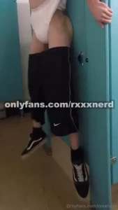 Atomic hanging wedgie in a public bathroom one of the worst wedgies i