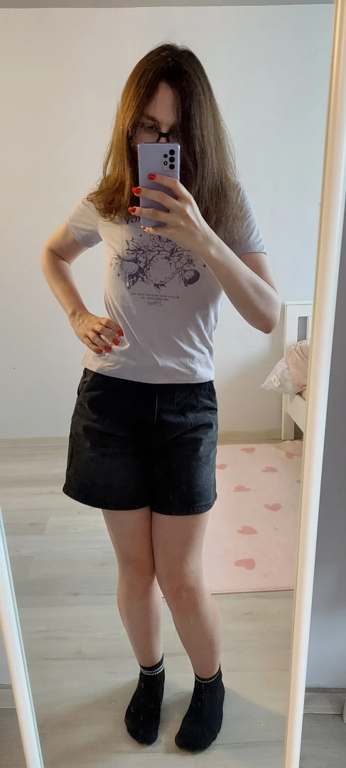 Cute t-shirt and shorts 
