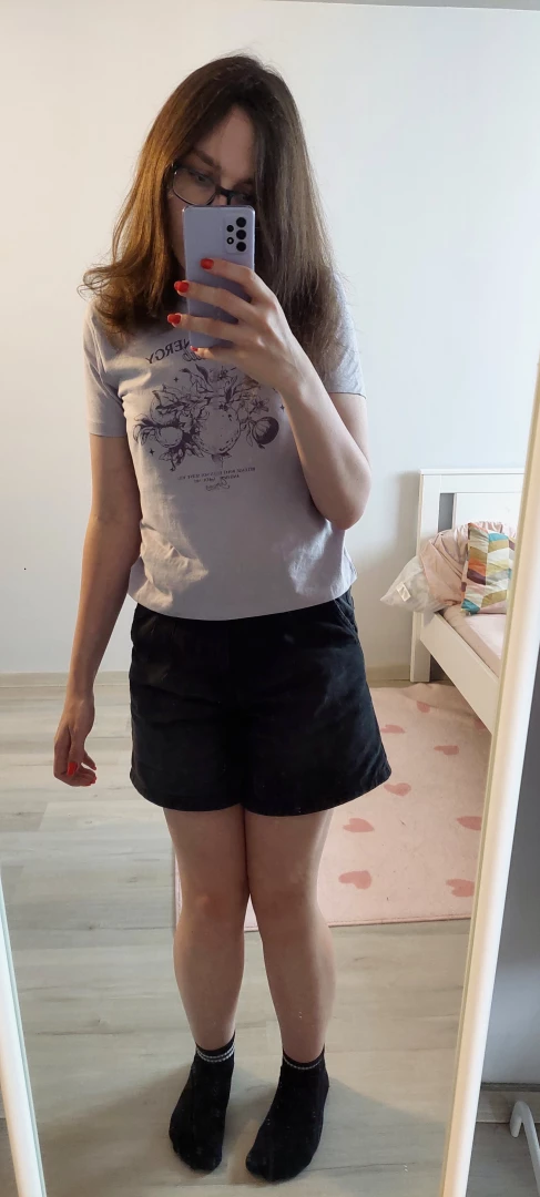 Cute t-shirt and shorts part 2 