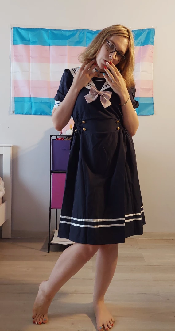 More photos in a cute dress 