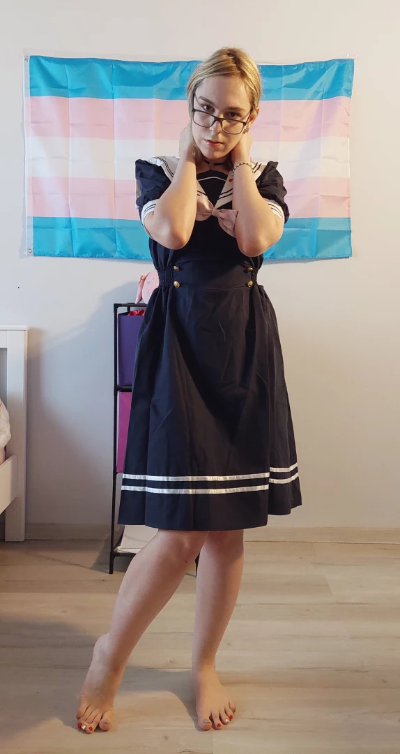 More photos in a cute dress part 6 