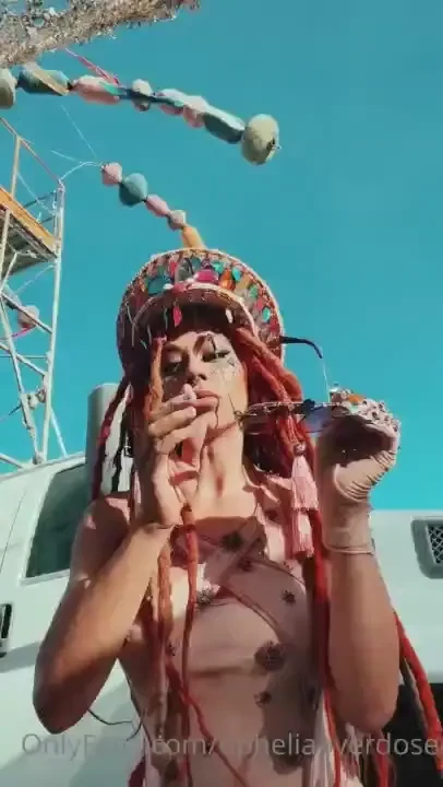 Adding that last accessory before hitting the playa 