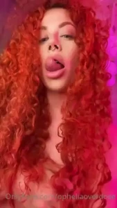 I got a big mouth and a cute tongue