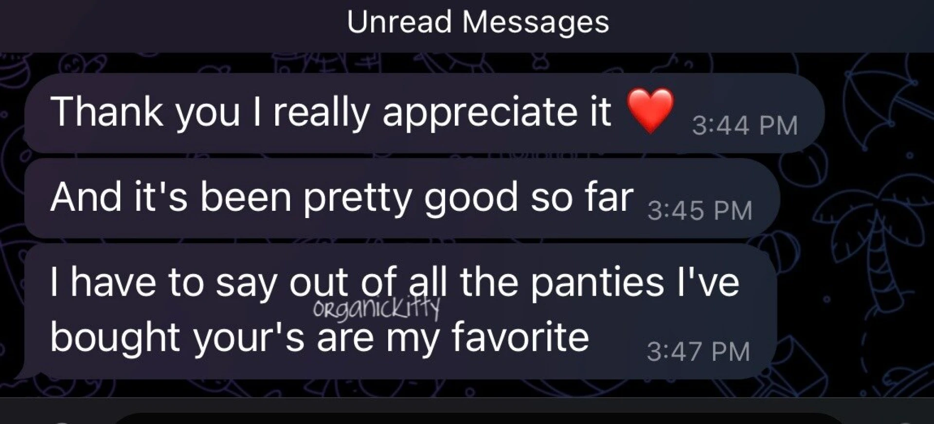 Grass fed coochie hits different 