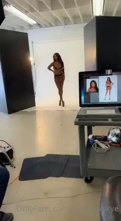 On set modeling my favorite lingerie brand stay tuned 