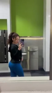 Being a distraction at the gym again