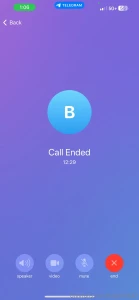 Just ended my first facetime call whose next