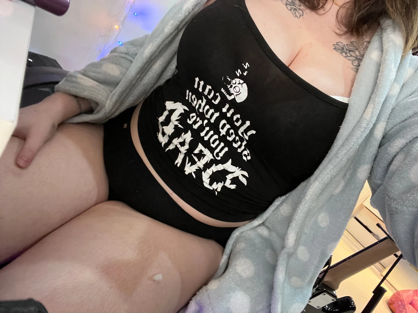 You can sleep when you re right spoil me until then 