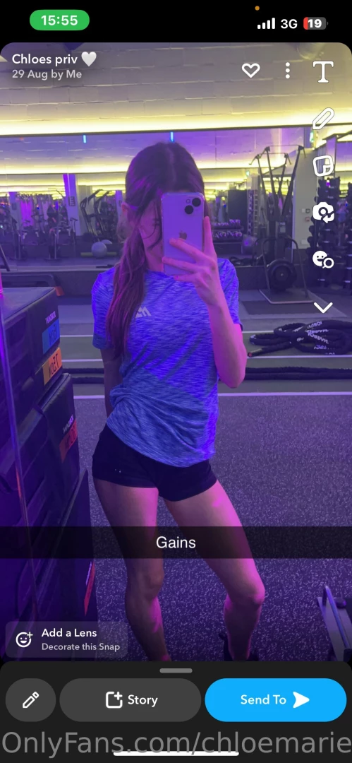 Those sweaty gym days 