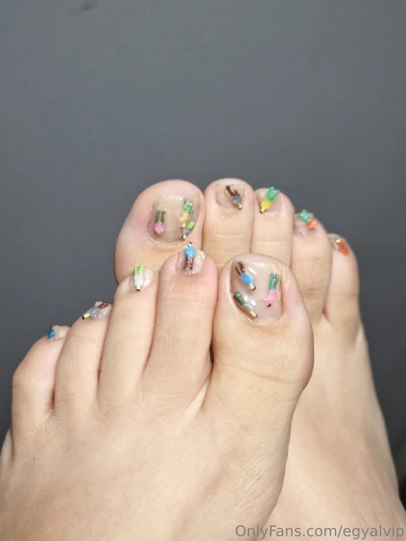 New set purple and giantess pedicure with some vids for a gift part 9 