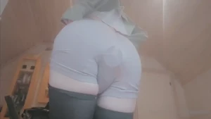 Could u imagine if i just kept the dildo inside under my shorts just