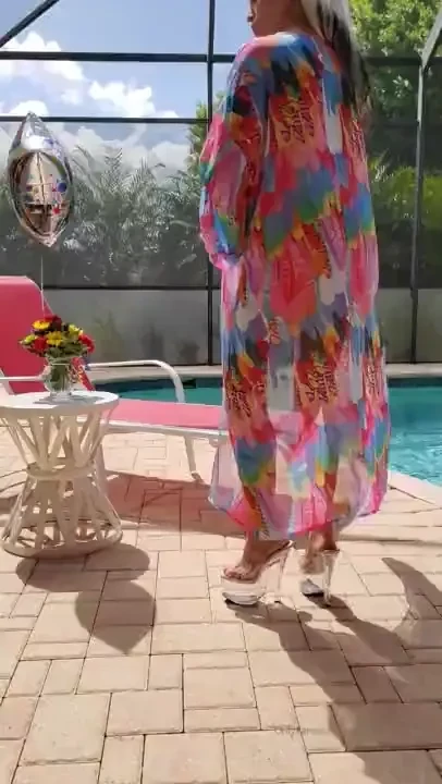 Gm is time to model a few more gifts today are you ready baby 