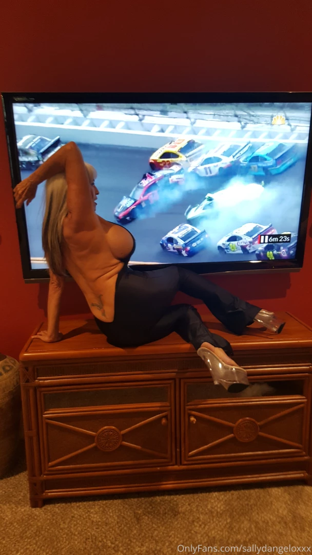 Sexy pics in jumpsuit wedge heels 