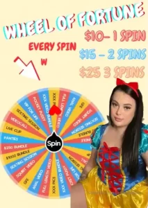Best prizes yet 10 for 1 spin 15 for 2 spins 25 for 3 spins only 3