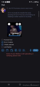 I can not upload this video here and not a small sample in the next