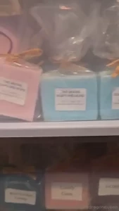 Homemade soaps my sister and i make for our business i have them boxed