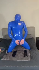 New royal blue suit plus some of my favorite toys