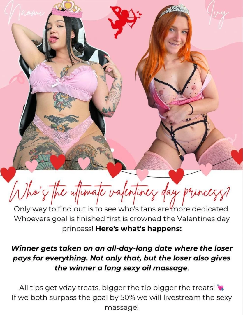 Who s the ultimate valentines day princess me or naomithenerd it s tip 