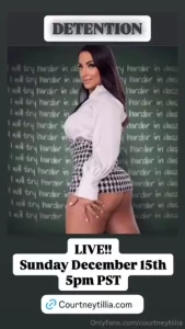 Detention live tomorrow at 5pm pst don t be late