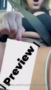 Masturbated in thr car i needed to get this one out i hve a little