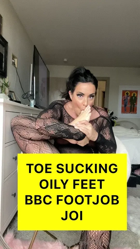 Oily feet bbc footjob and joi fresh white tip french manicure and the 