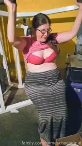 More unconventional exercises weightlifting exercise bra cleavage milf