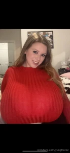 So who wants to see my bra under this sweater