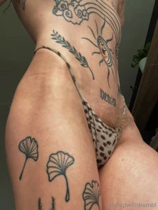 Full bush in a bikini shaved clean underneath part 3