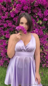 The sweet smell of flowers the rustle of a dress and a little magic in