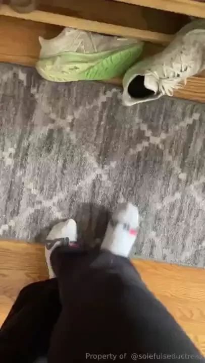 Took a nice long walk my socks were so sweaty 