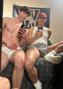 All smiles with chrissstone - can t wait for you guys to see all the