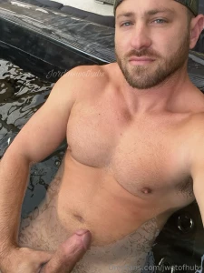 Chillin in my hot tub this morning