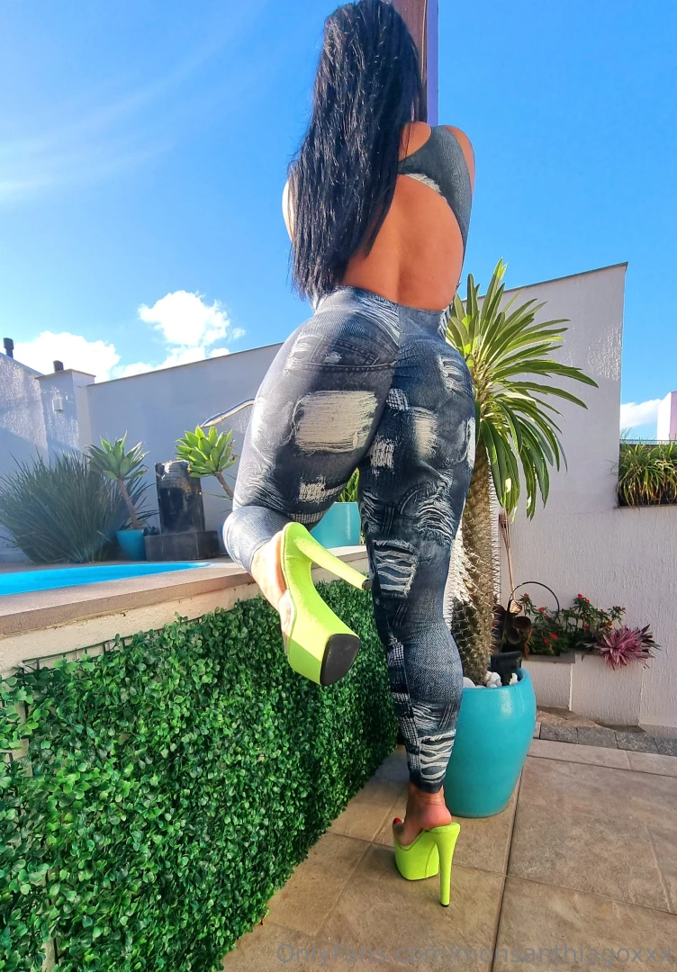 A very sexy jumpsuit and sensual high heels part 6 