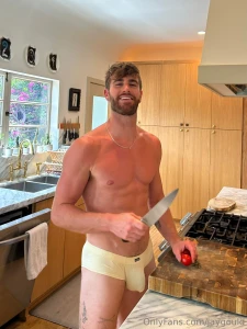 You get home from work and see me in the kitchen like this wyd
